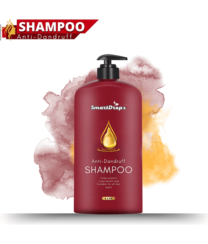 Smartdrops Anti Dandruff Shampoo 1ltr ( Pack of 1 )