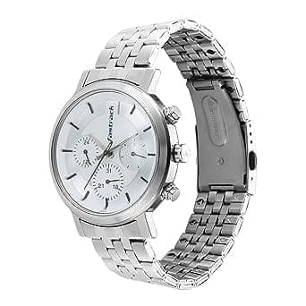 Fastrack Analog Silver Dial Men's Casual Watch -Silver view 3