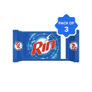 Rin Detergent Bar (110 g) - Pack of 3