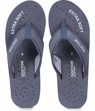 DOCTOR EXTRA SOFT - Navy Blue Women's Slipper