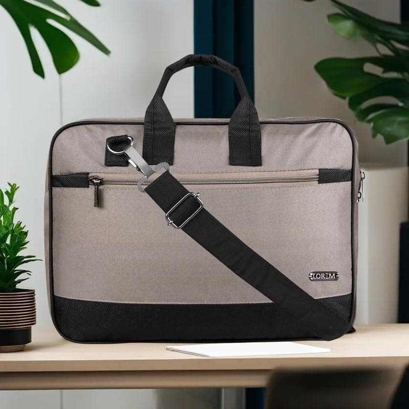 LOREM 10L Faux Leather Messenger Bag For Men & Women-UF view 2
