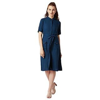 Miss Chase Womens Cotton Shirt Dress