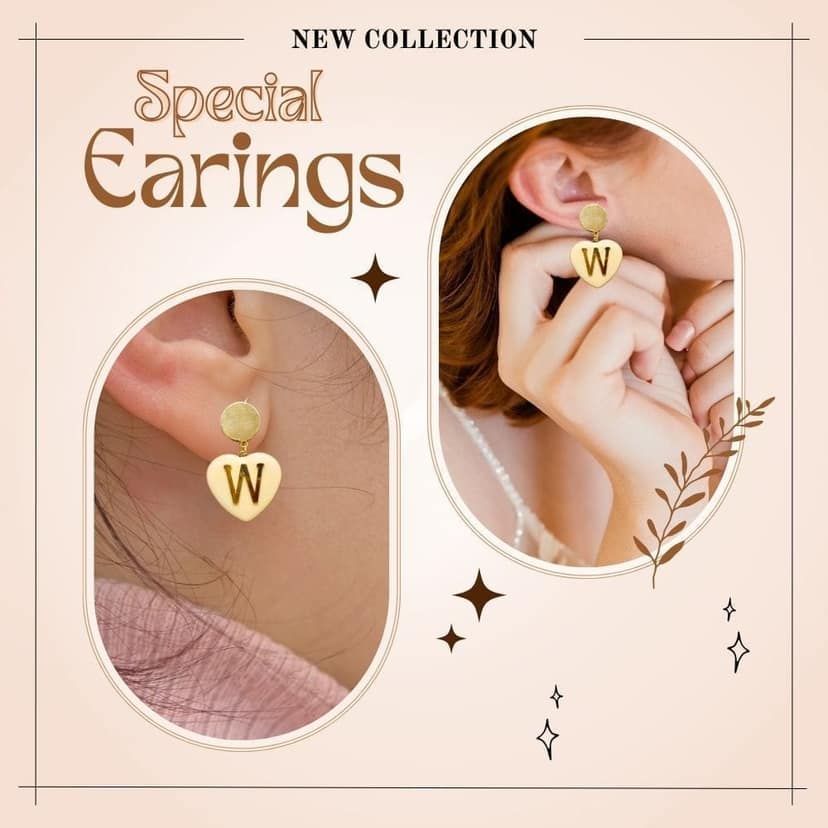 Jewelryklub Fancy Trendy Stylish Earrings For Women And Girls Gold Plated For Girls Women Design 5 view 3