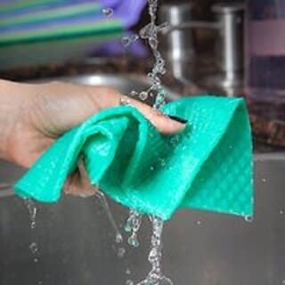 Home Kitchen Office Cellulose Cleaning Sponge Wipe Mop - Set of 4
