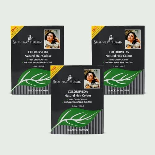 Shahnaz Husain Colourveda | 100% Chemical Free | 100g | Blackish Brown (Pack of 3) Shahnaz Husain Colourveda | 100% Chemical Free | 100g | Blackish Brown (Pack of 3) - assorted / 100 g (Pack of 1) view 2