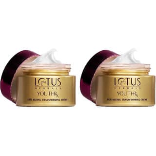 Lotus Herbals Youthrx Anti Ageing Transforming Cream Spf 25 Pa+++ Preservative Free 50G ( Pack Of 2 )