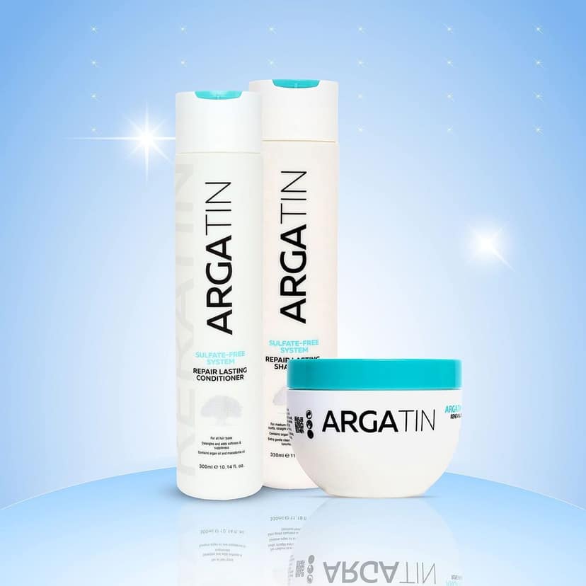 Repair Lasting Shampoo and Conditioner Hair Mask for Dry Damaged Color Treated Hair for All Hair Types | Color Safe | Sulfate-Free| Paraben-Free (Shampoo 330ml +Conditioner 300ml+ Hair Mask 250ml) view 2
