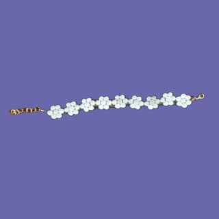 Freshwater Pearl and Gold Bracelet