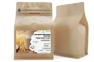Poorbi Wheat Flour - 1KG Premium Quality Whole Wheat Atta for Soft Rotis