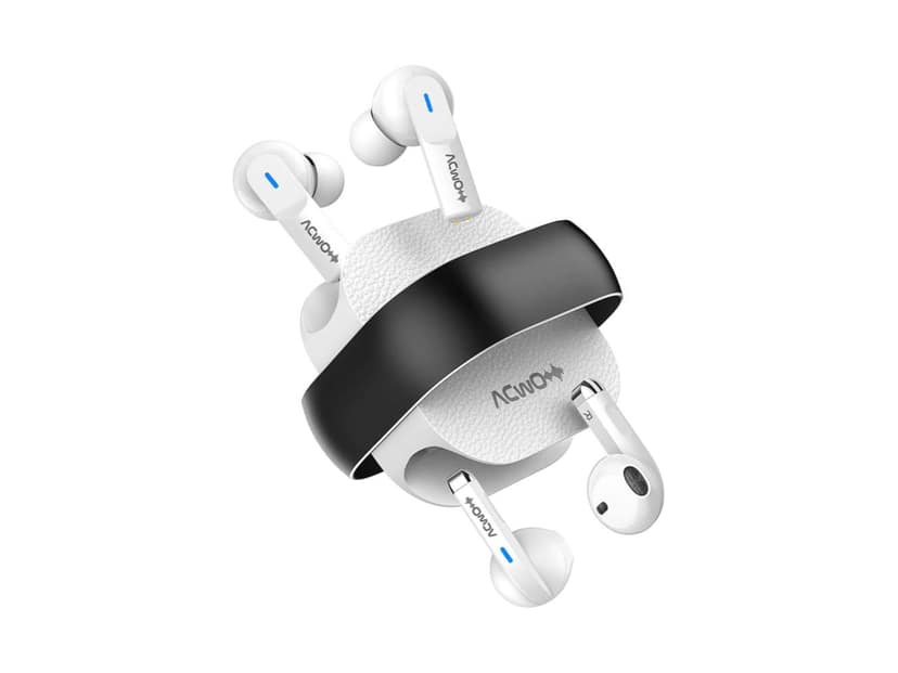 ACwO DwOTS Fire Earbuds with 52Hrs Battery, ENC, 13mm Bass Drivers, Dual Pairing, Gaming Mode & Wireless Charging Support. - Black