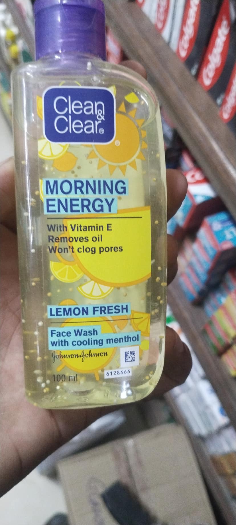 Clean clear facewash Morning energy