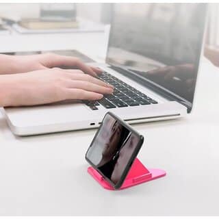 Morex Pack of 10 Plastic Pyramid Shape Mobile Stand (Color may vary) view 2