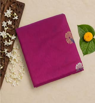 Handloom Chanderi Silk By Cotton Saree