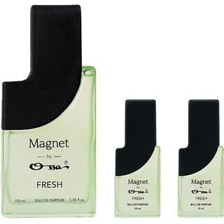 Ossa Magnet Fresh 100ml, 15ml, 15ml Unisex Eau De Parfum Long Lasting Perfume Combo for Men And Women (Pack Of 3)