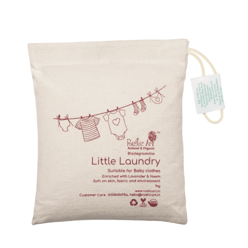 Rustic Art Natural Little Laundry For Babies & Kids, 1 Kg