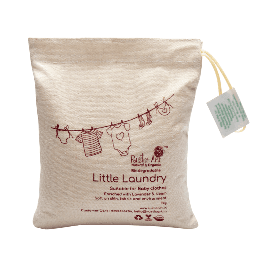Rustic Art Natural Little Laundry For Babies & Kids, 1 Kg view 2