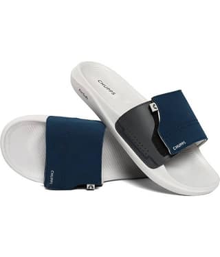 CHUPPS Navy Men's Slide Flip Flop