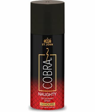 ST.JOHN Cobra Naughty Deodorant Spray for Men 150ml - Pack of 1