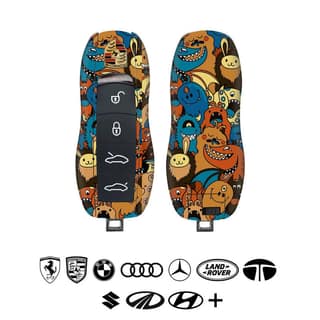 Doodle Art Car Key Skins