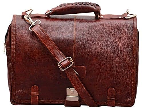 Leatherman Leather Tan 15.6 inch Portfolio view 6