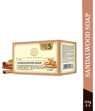 khadi natural Freshness Soap for All Skin Type ( Pack of 5 )