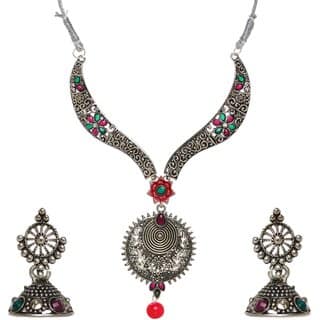 Hetprit Trendy Oxidised Beautiful Jewellery Set For Woman