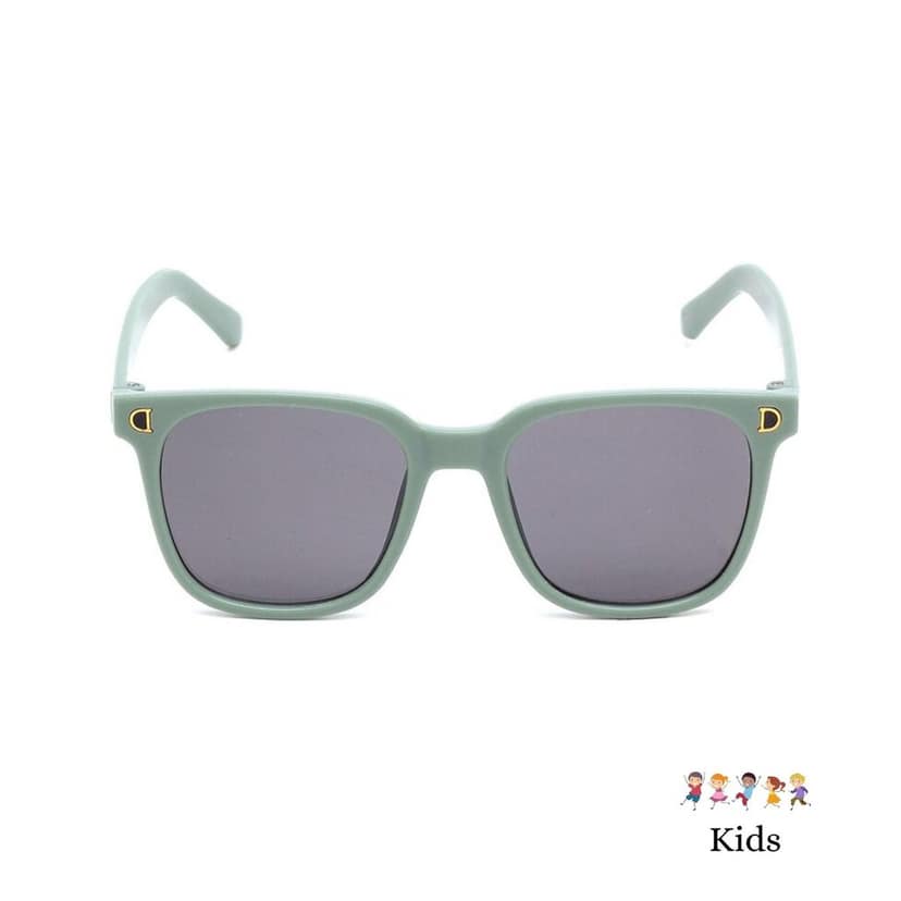 4Flaunt UV Protected Square Wayfarer Sunglasses For Kids | Age : 5-12 Years (C6 - Green) view 2