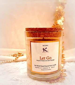 Let Go Intention Healing Soy Candle