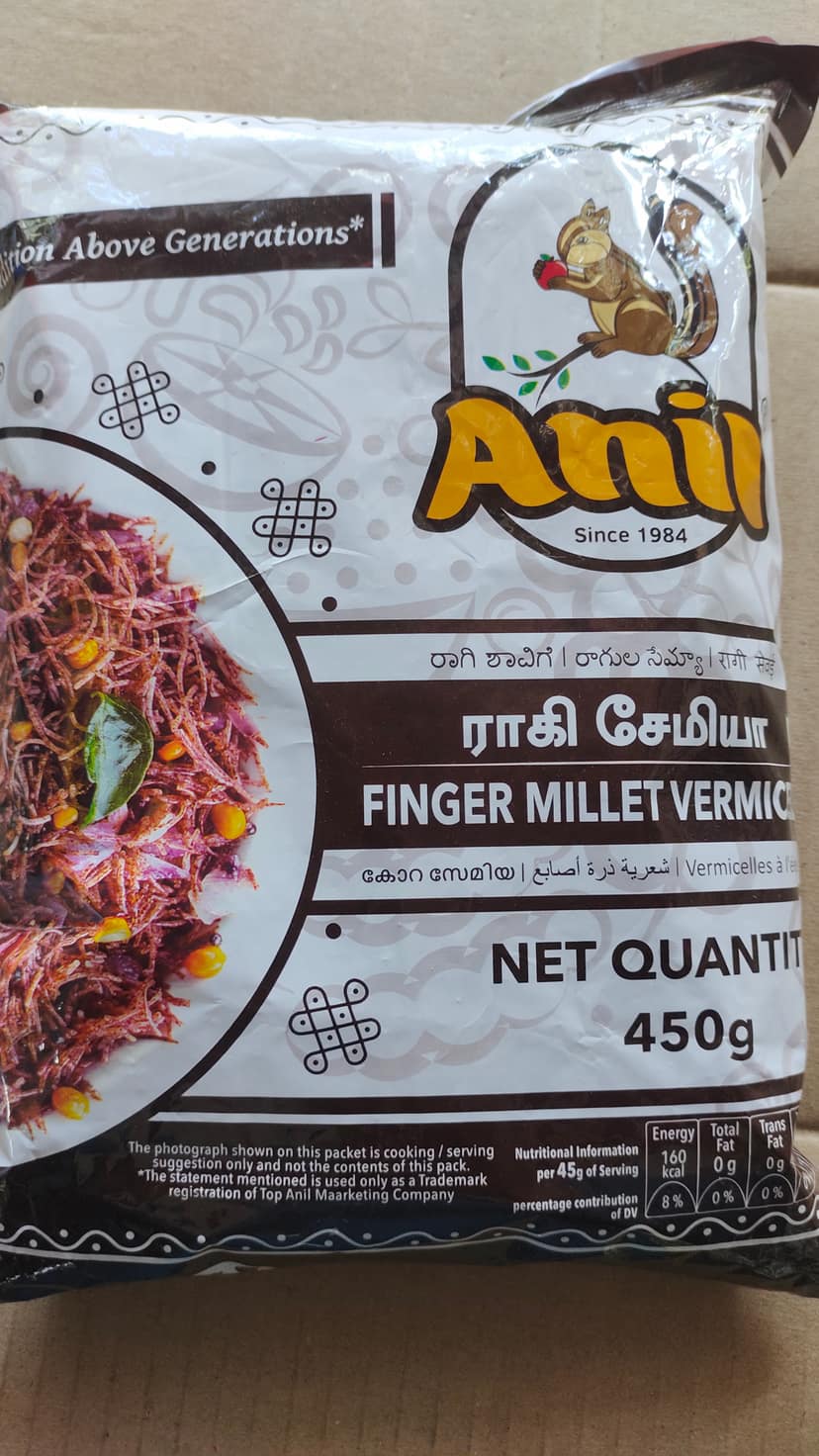 Anil finger millet vermicelli