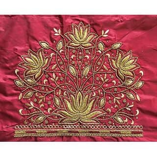 OMSAIFAB Cotton Silk Self Design Blouse Material view 2