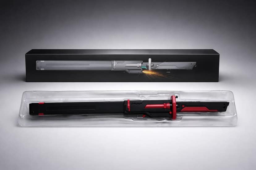 LED Light Katana Sword Toy with Sound & Light Effects | Rechargeable | Anime Style | 14+ Age
