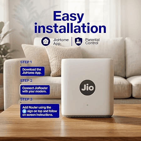 Jio AX3000 WiFi 6 Dual Band Router view 4