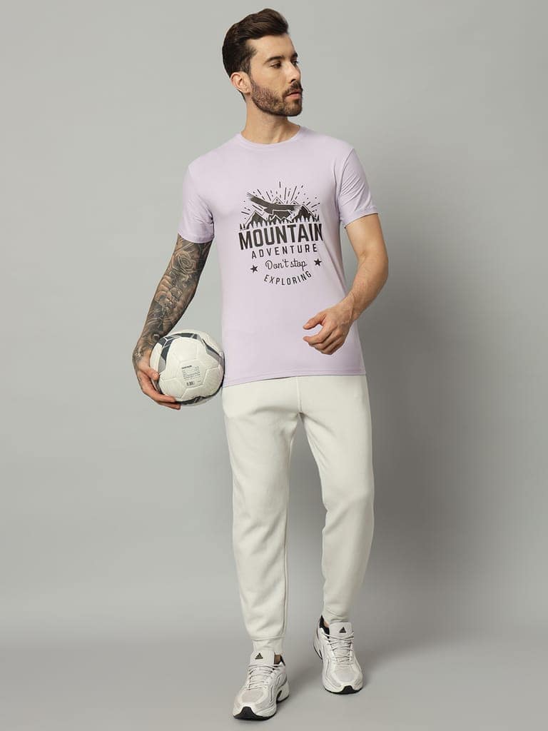 Visit the Savvy X Wear Store Savvy X Wear Men's Solid Round Neck Performance T-Shirt view 3