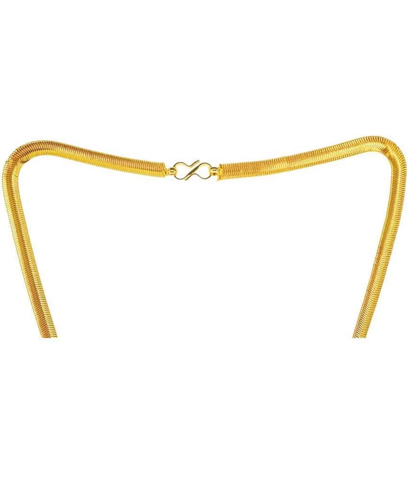 KRIMO Gold Plated Brass Chain ( Pack of 1 ) view 2