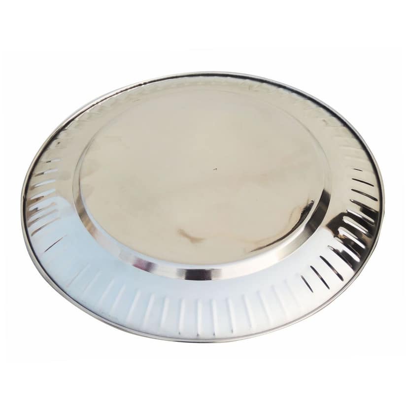 Stainless Steel Dinner Plate Lining Full Size Plate (SMAS081 C) view 3
