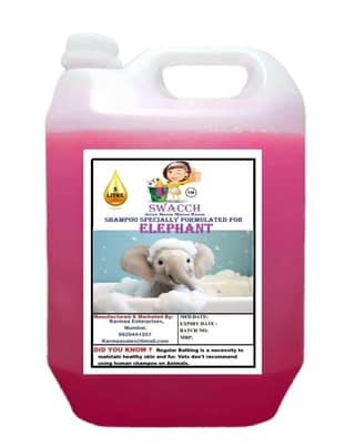 Swacch Shampoo Specially Formulated for Elephant (5 Litre) Rose