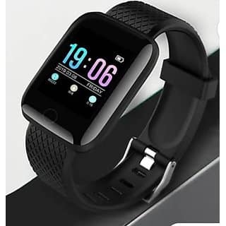 Moonwalk Smart Watch Id-116 Bluetooth Smartwatch Wireless Fitness Band Watch For Boys, Girls, Men, Women Kids