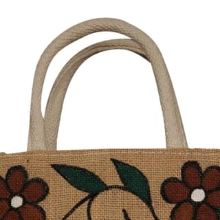 Jharcraft Jute Bag With Sohrai (BG00693)