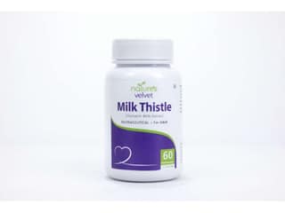 Natures Velvet Milk Thistle Extract 300 mg Veg Capsules for Liver Detox, Liver Health & Antioxidant Support – 60 Veg Capsules