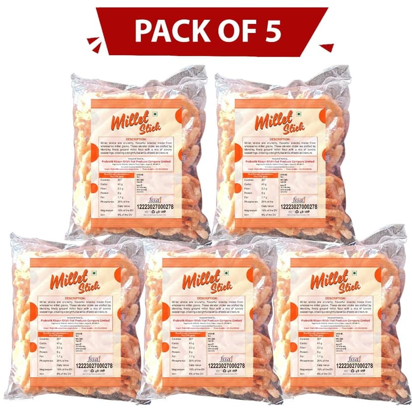 Millet Sticks (Pack of 5) view 3