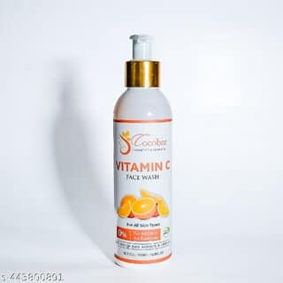 COCOBEE Vitamin C Face Wash - Pack of 1 (200ml) Brightening Refreshing Cleanser for Healthy Skin