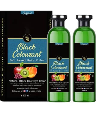 WRIXTY Fruit Vinegar Hair Colour Gel Black Instant Smooth Silky Hair Quick Grey Coverage Easy Apply