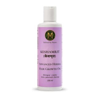 Keshamrit Advanced Herbal Hair Growth Oil (Bhringraj, Jojoba, Amla, Jaborandi, Moringa) - 200ML