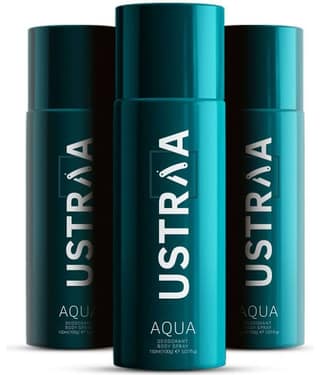Ustraa - AQUA Deodorant 450ml - Pack of 3