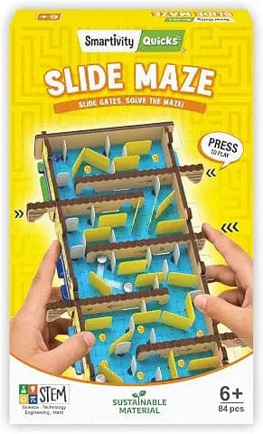 Smartivity Slide Maze Portable Brain Puzzle for Kids 6-10 Years view 2