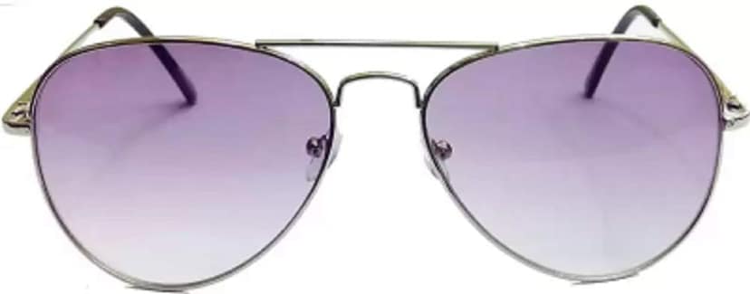 HRINKAR Pilot Sunglasses (Free Size) (Pink) view 2