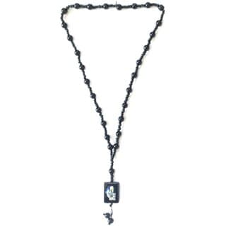 Maha Kaal Mala Black Crystal Mala