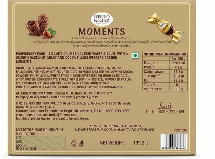 Nutella Ferrero Rocher Moments Jar view 2