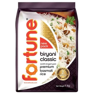 Fortune Premium Biryani Classic Basmati Rice 1 kg
