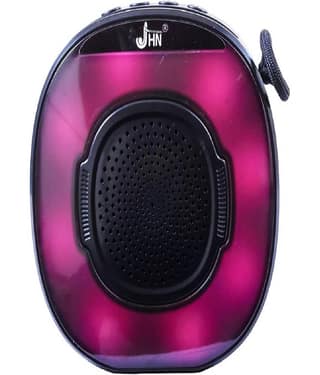 jhn JHN 812 5 W Bluetooth Speaker Bluetooth V 5.1 with USB,SD card Slot Playback Time 4 hrs Black